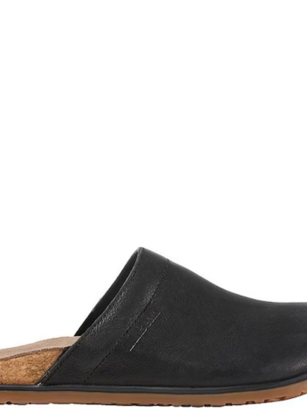 L.L.BEAN Women's Go-Anywhere Leather Clogs Nubuck Black Mules Size 9 Medium - Picture 2 of 10